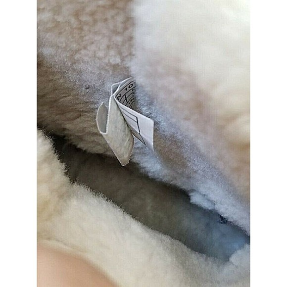 UGG Australia Brown Leather Boots Size 6 Shearling Lining EU 36 Comfort Cushion - Picture 8 of 9